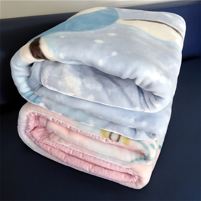 童毯双层加厚冬季珊瑚绒图片