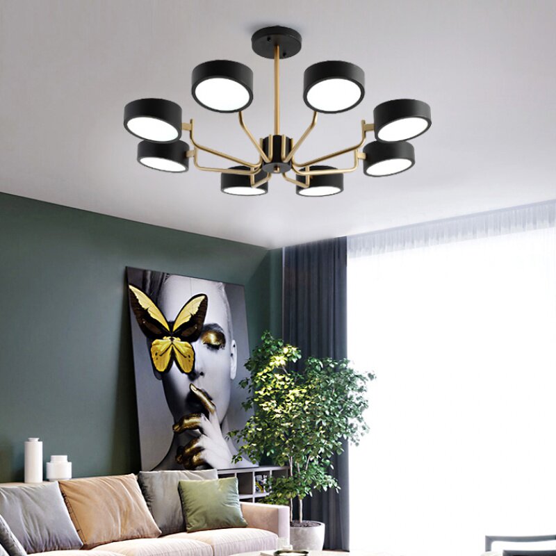 北欧灯具客厅简约现代风格家用气奢华轻奢餐厅卧室2019年新款吊灯