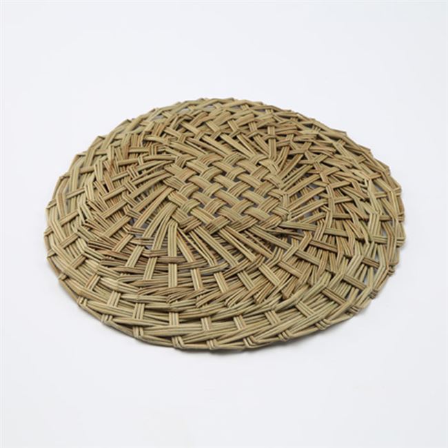 笼手工馒头蒸笼格垫圆形草垫蒸草垫包子小饺子垫编织蒸笼笼屉布