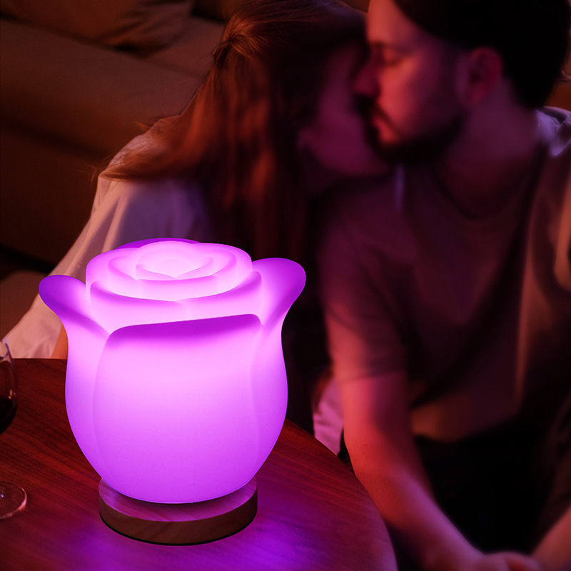 夫妻情趣卧室床头调情小夜灯led插电酒店婚房氛围插座灯粉红浪漫