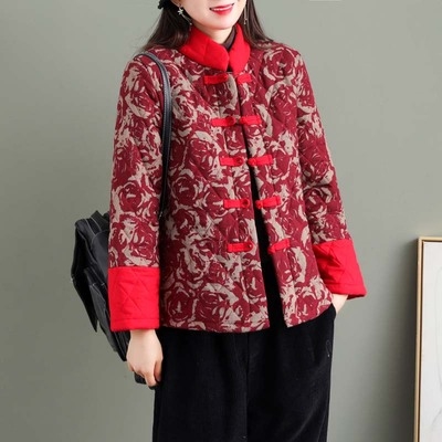 中式小棉袄女短款图片