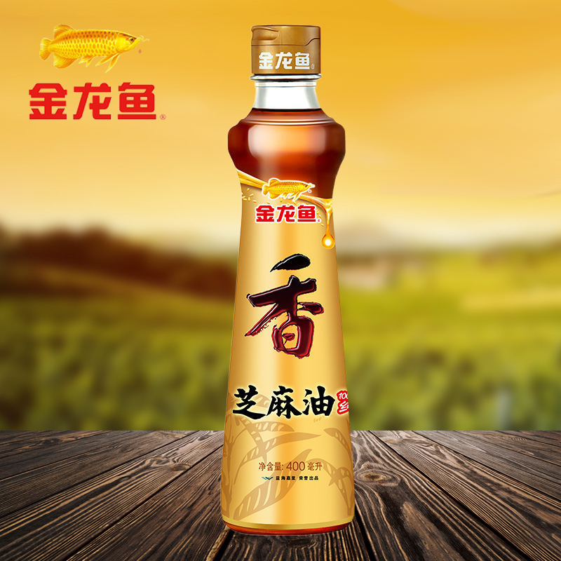 金龙鱼纯芝麻香油400ML/瓶富含