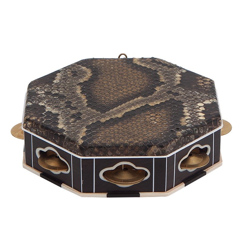 民族乐器鼓_传统民族乐器单鼓黑檀木q满族说唱曲艺八角鼓初学考级演奏