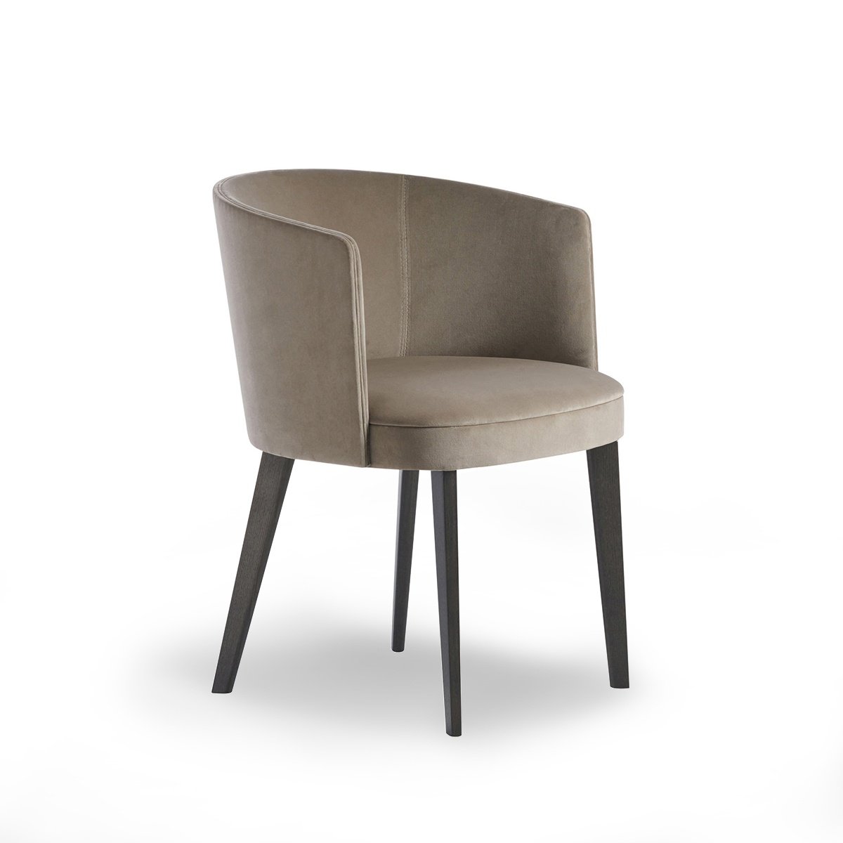 简约现代靠背扶手椅设计师餐椅轻奢样板间售楼处实木椅单人休闲椅