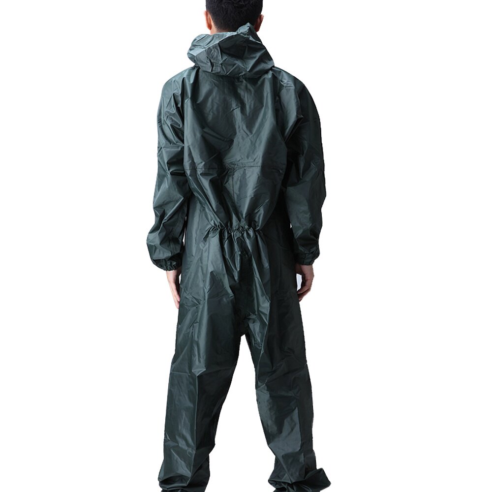 连体防护服连体服喷漆连体防尘服带帽防尘防水成人lt03