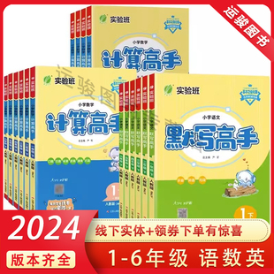 2024春实验班计算高手默写高手阅读一年级下册数学专项训练练习题二三四五六年级下册语文英语人教苏教北师思维训练春雨教育包邮