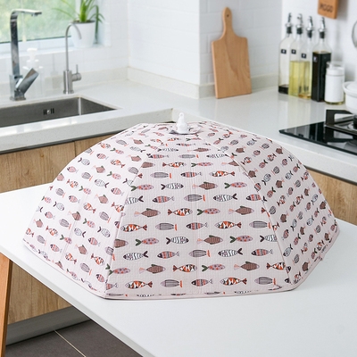 保温菜罩加热食物加厚加热套家用餐桌罩饭菜保暖剩菜可折叠铝箔