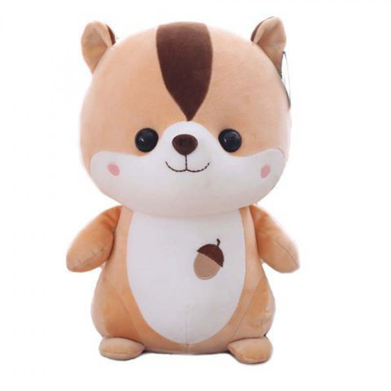 超软可爱松鼠毛绒玩具女孩抱枕公仔布娃娃玩偶儿童生日礼物女生优惠券