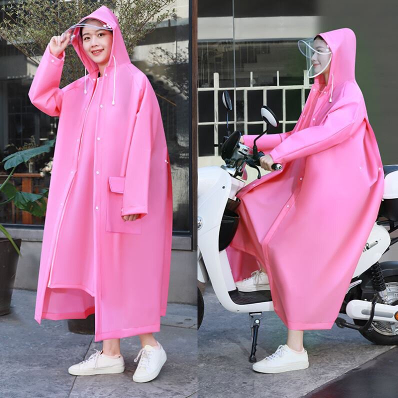 雨衣女可爱大人全身夏季行走电车大码防暴雨长款雨披女款网红新款