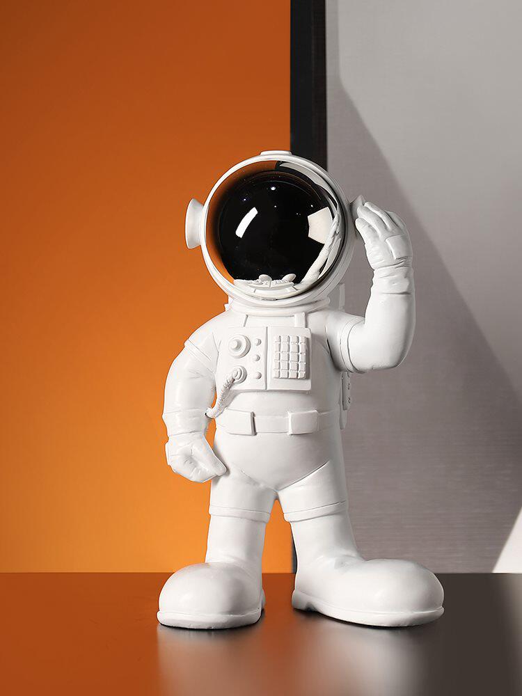 现代简约办公室创意宇航员摆件太空人模型家居客厅酒f柜装饰品摆
