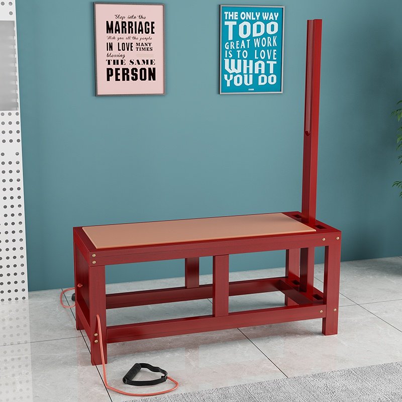 实木拉筋凳健身腰间盘康复锻v炼床拉筋板韧带拉伸颈椎理疗椅非折