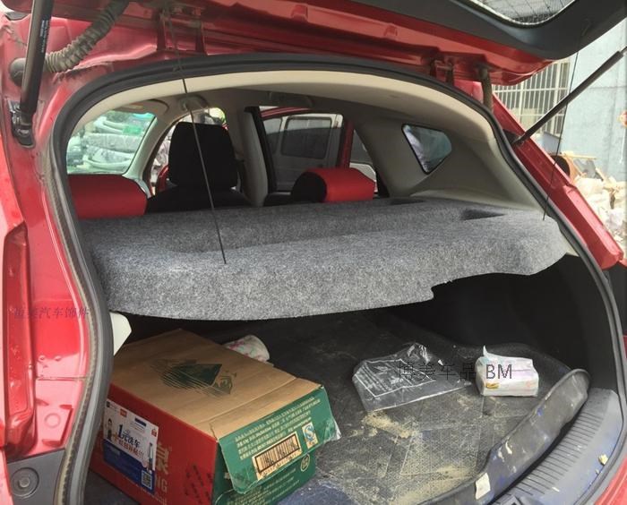 新逍客后备箱遮物帘图片