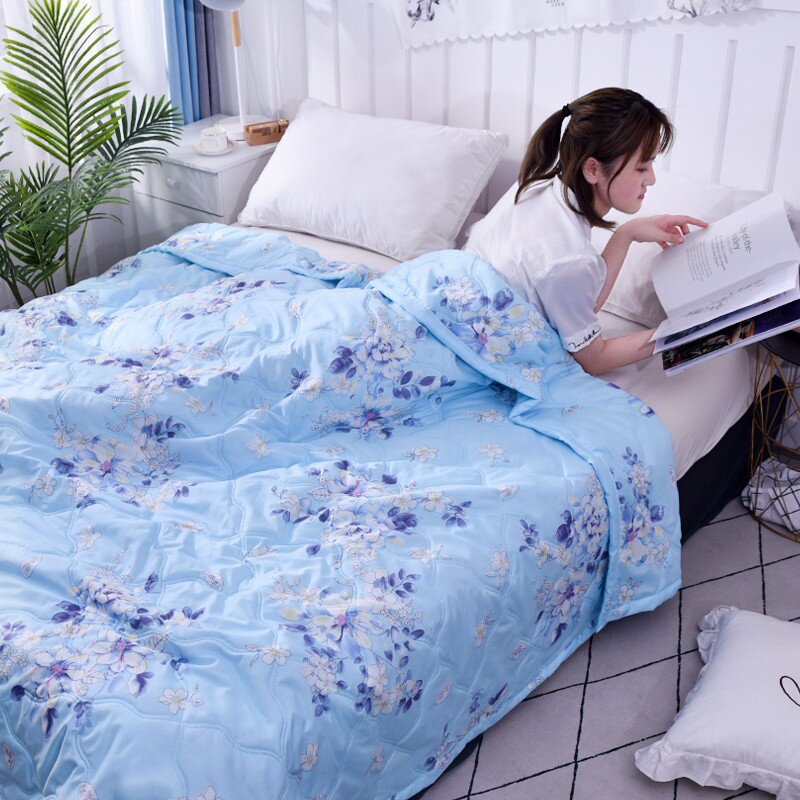 夏季空调被h夏凉被子夏天薄被双人可机洗单人学生夏被薄款春秋被