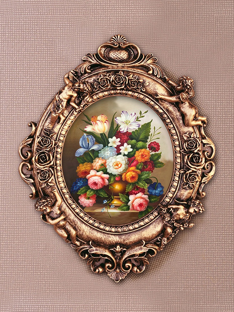 欧式复古壁挂创意美式电视背景墙挂饰壁饰挂件墙面天使墙壁装饰品