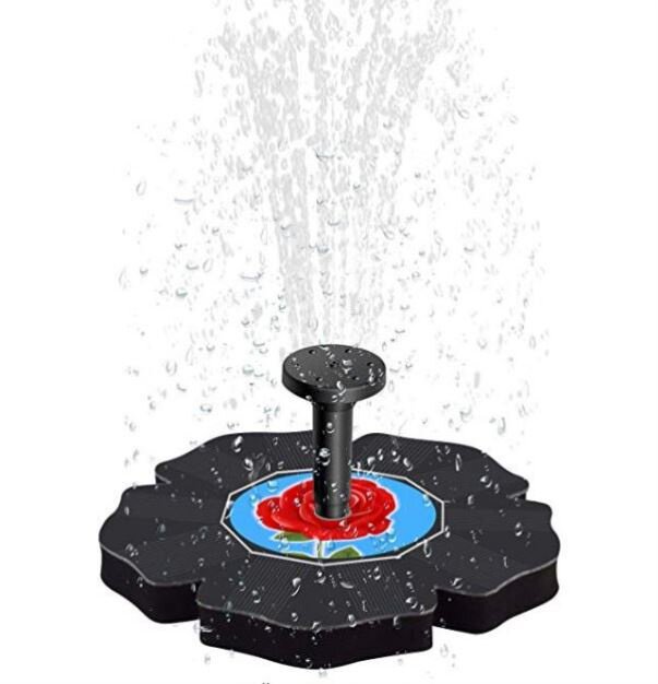 天诺恒伟太j阳能水泵小荷叶喷泉庭院鱼缸鱼池喷水户外造景增氧梯