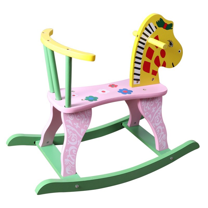 实木马摇椅木马小孩两用玩具儿童木制大x号幼儿园童车摇摇宝宝组