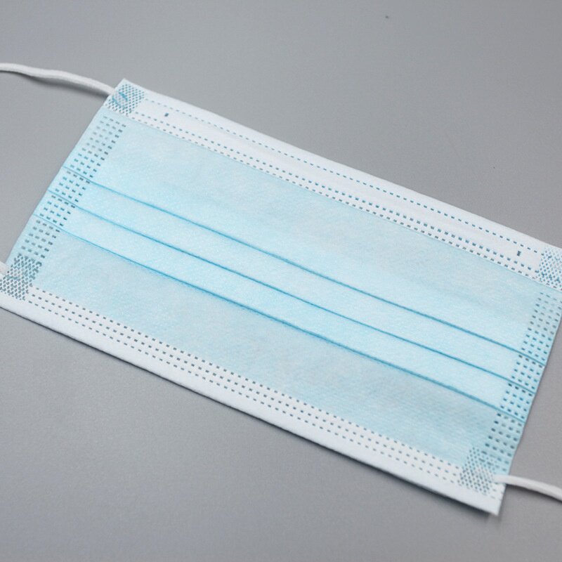 现货熔喷布95级过滤民用成人一次性三层防护口罩防尘透气民用