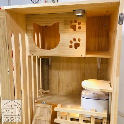 猫别墅木制大图片