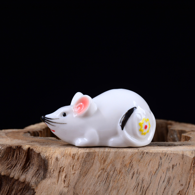 陶瓷12生肖动物招财小羊摆件风水家居饰i品客厅装饰品工艺品摆设