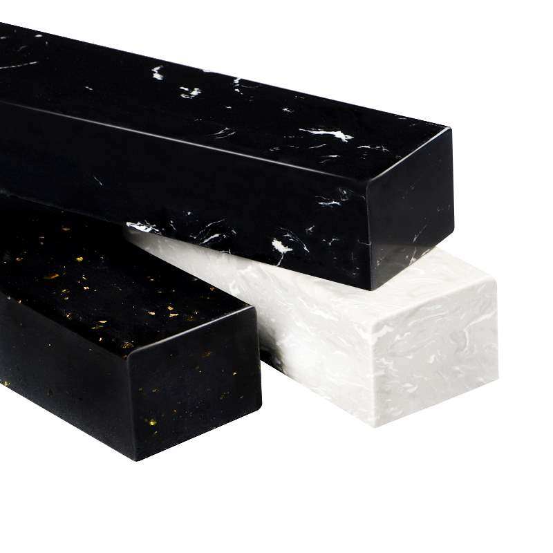 石材淋浴房浴室高档大理石实心挡水条防水条石基卫生间隔断通体20