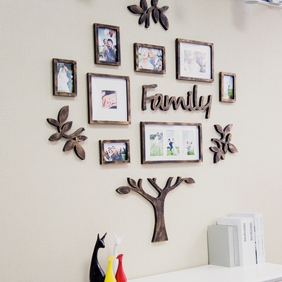 【树形相框挂墙图片】树形相框挂墙图片大全_q友网