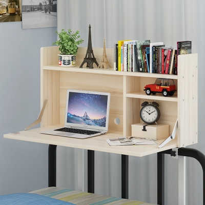 学生床上书桌宿舍神器上铺学习桌寝室置物架下铺写字桌折叠小桌子