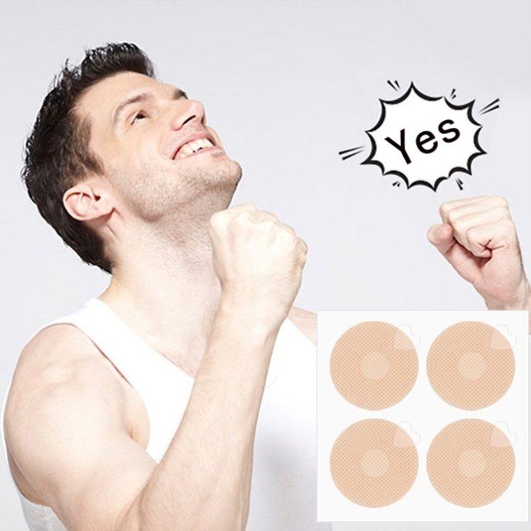 乳贴男用防漏胸点乳房贴防凸点神器乳垫透气运动马拉松超薄内衣女