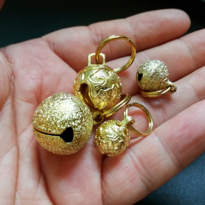 58立即购买包邮高档铜铃挂铃小狗铃铛小猫铃铛小号泰迪奶狗响铃项圈