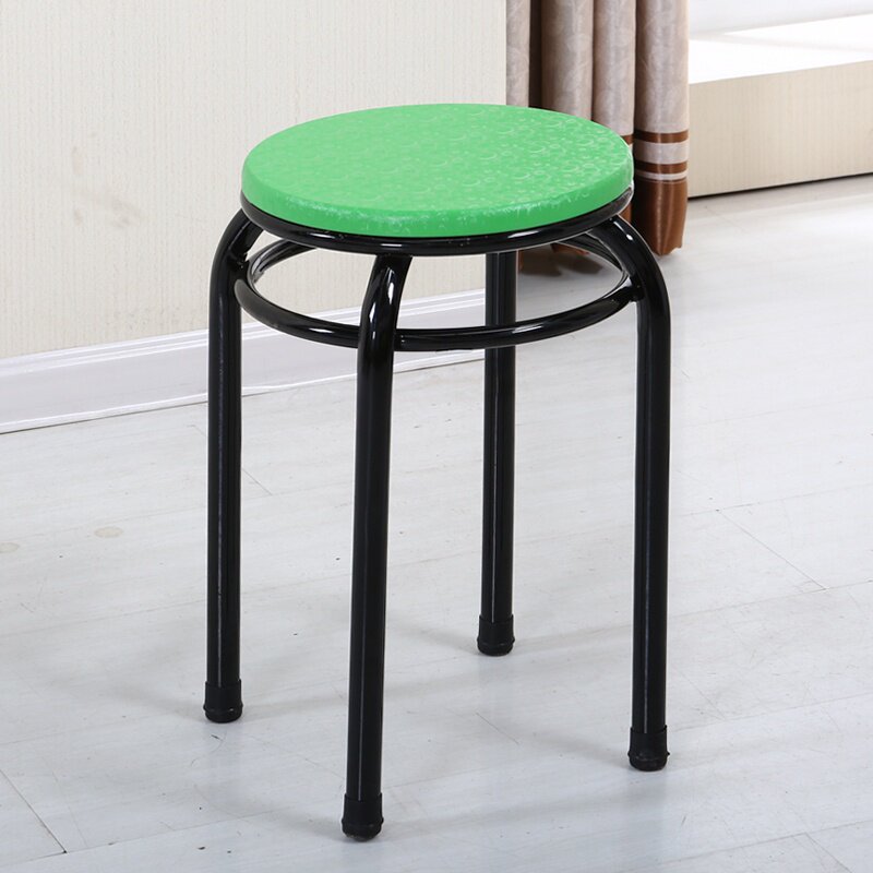 热销小凳子成人 经济型_家用铁凳e子时尚创意加厚成人经济型圆凳餐桌