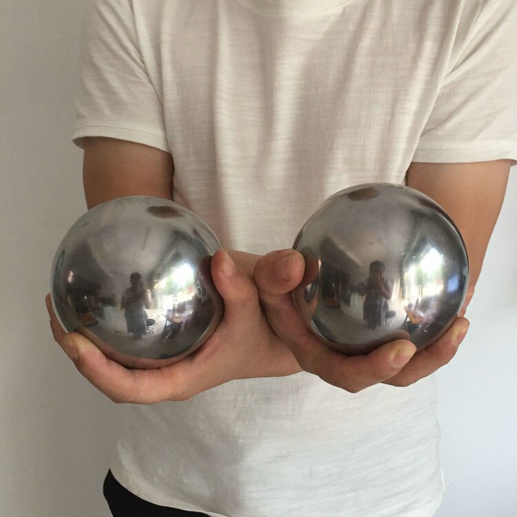 保定j铁球实心钢球10公斤一对110mm轴承钢健身球手球包邮