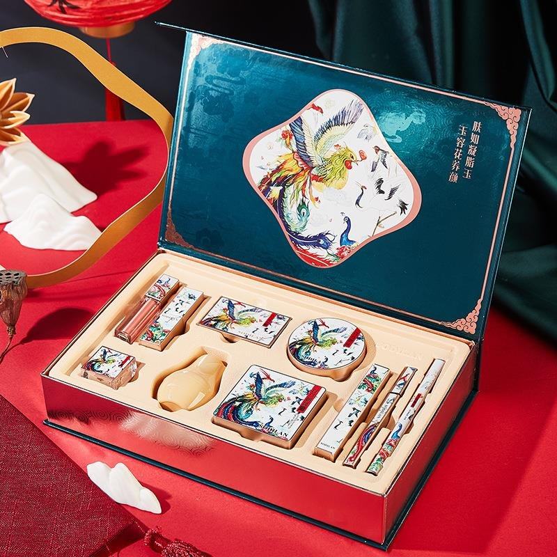 花十件套西子国风彩妆套装礼盒口红t眼影化妆品组合初学者抖音款