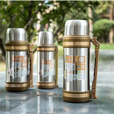 保温杯男不锈钢大保温壶工地暖热水瓶户外便携大容量旅游行2000ml