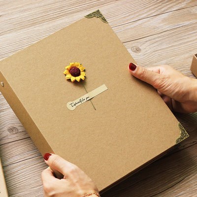 03淘宝天猫牛皮纸相册diy手工复古