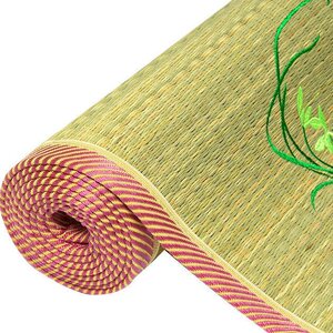 天然蔺草席加厚双人床加厚亚草席子透气学生单人宿舍传统凉席家用