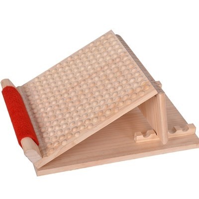 拉筋板实木运动器械斜板跟腱内外足底瑜伽偏瘫锻炼脚踝按摩立式