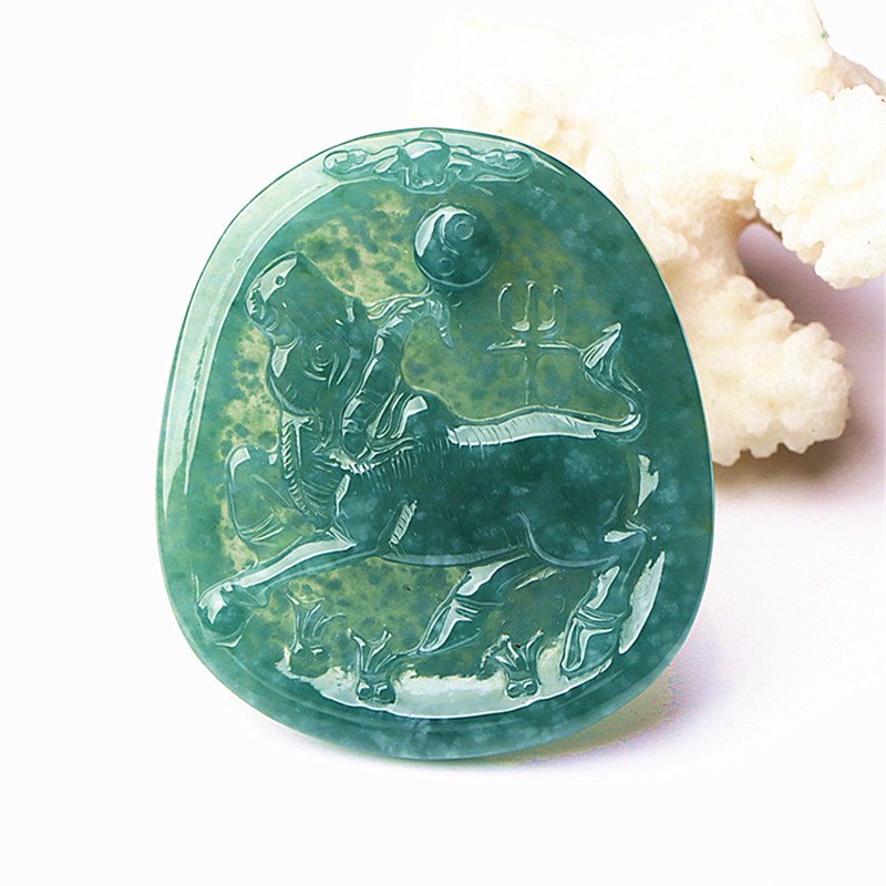 翡翠蓝水吊坠大额优惠券