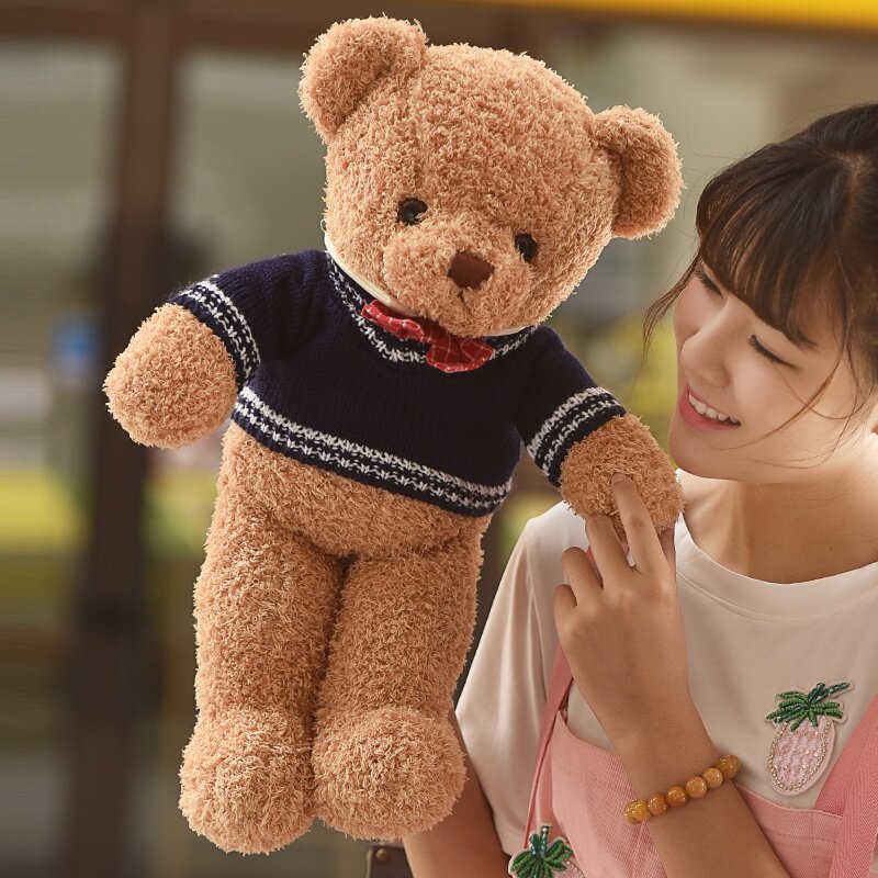 爱娃儿玩衣偶熊服小娃礼抱抱可熊绒穿玩熊具泰日迪毛公仔女生童物