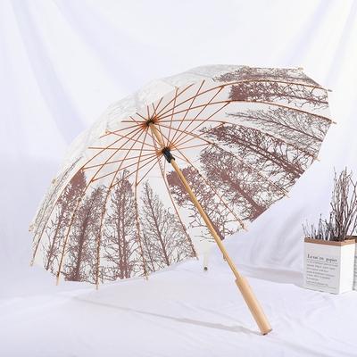 长柄竹骨伞价格