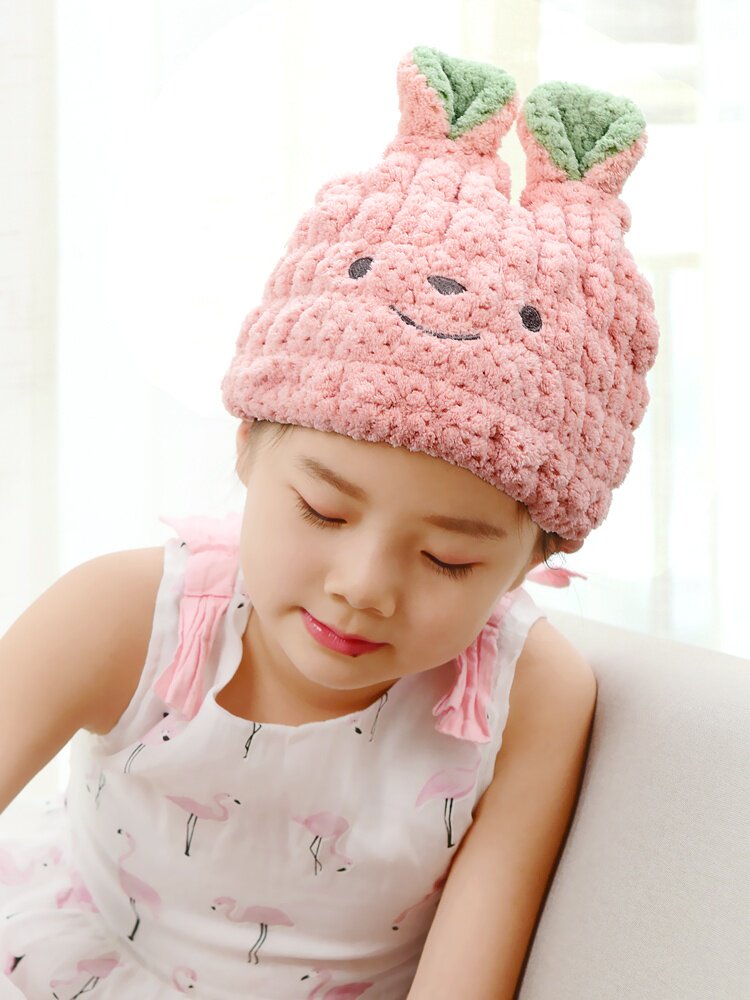 宝宝干发帽 女宝宝_儿童干发帽小朋友浴帽女童可爱女宝宝速吸擦头巾