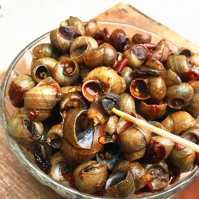 麻辣炒田螺400g香辣海鲜螺丝肉熟食螺蛳零食儿时怀旧童年小吃即食