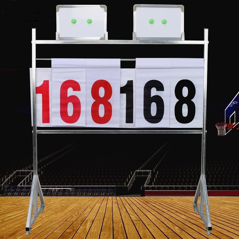 用品台球羽毛球篮球球类可翻乒乓积分器双色布料比赛记分牌便携