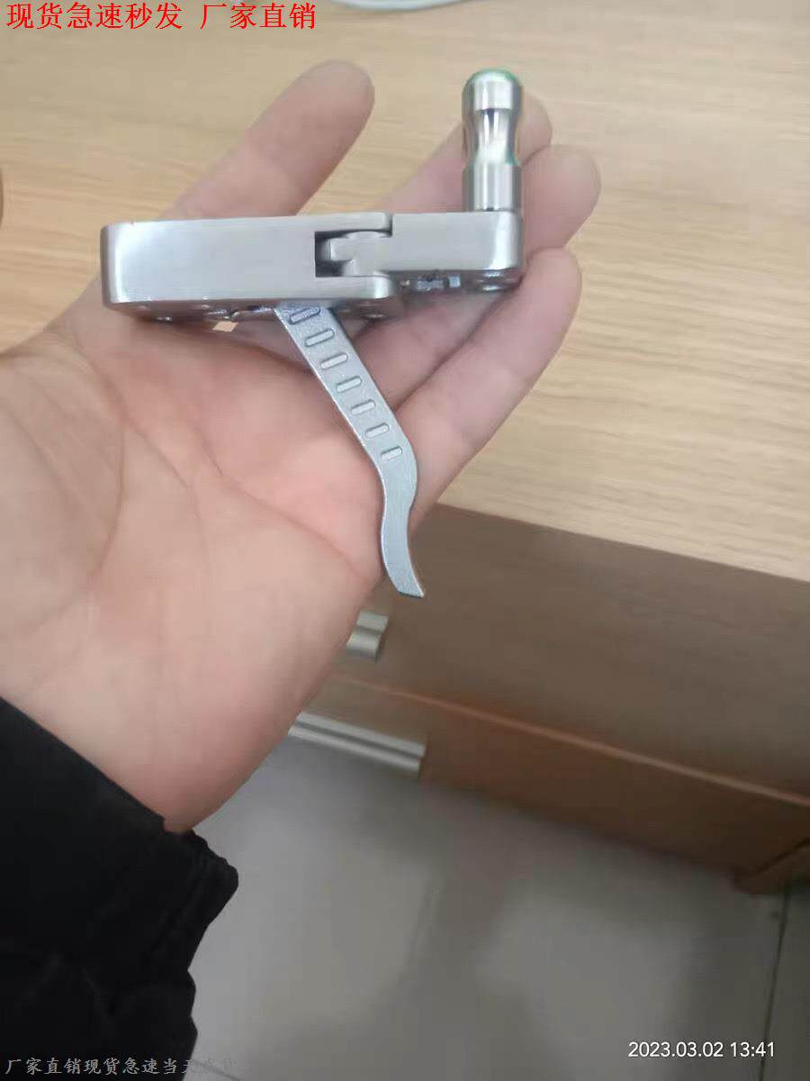 夹弹器不锈钢304弹弓配件弹弓钢珠撒发放器回归位回弹夹珠器自动