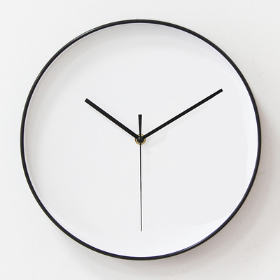 挂钟现代简约绿色图片