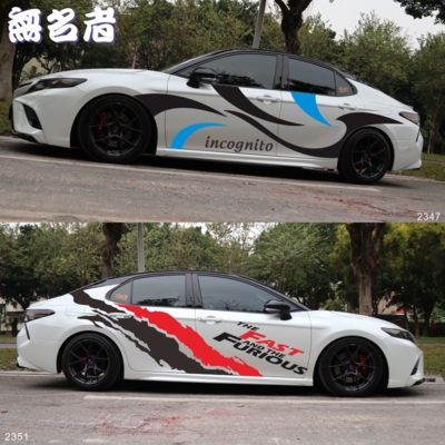 赛车贴纸车贴改装运动图片