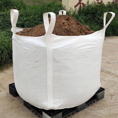 吨袋吨包太空袋集装袋全新白色1吨2吨污泥袋桥梁预压袋耐磨吨包