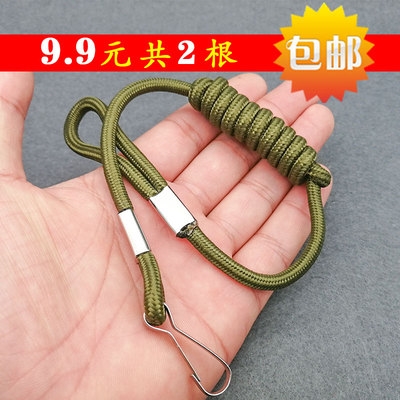 老式钥匙绳子防丢男士老人防丢钥匙链腰挂怀旧复古多功能编织挂绳