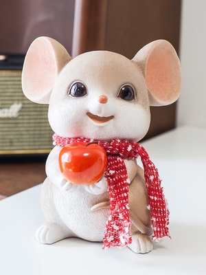 可爱老鼠存钱罐送女生儿童储蓄罐可存可取储钱罐生肖鼠年创意礼物