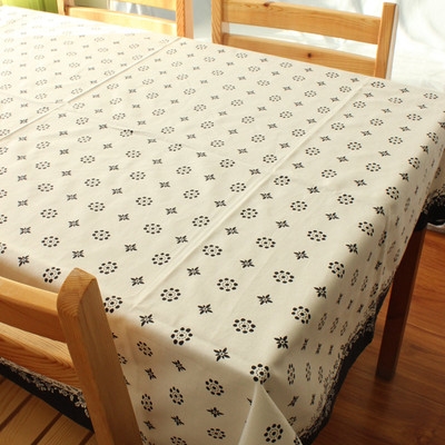 桌布布艺现代简约韩式田园图片