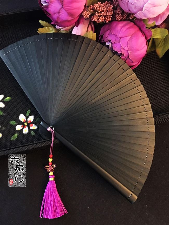 日式和风中国风全竹扇子图片