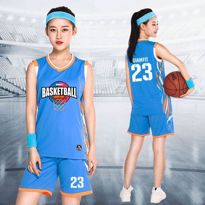 篮球服女套装学生比赛女生球衣印字女童运动训练服女子比赛篮球服
